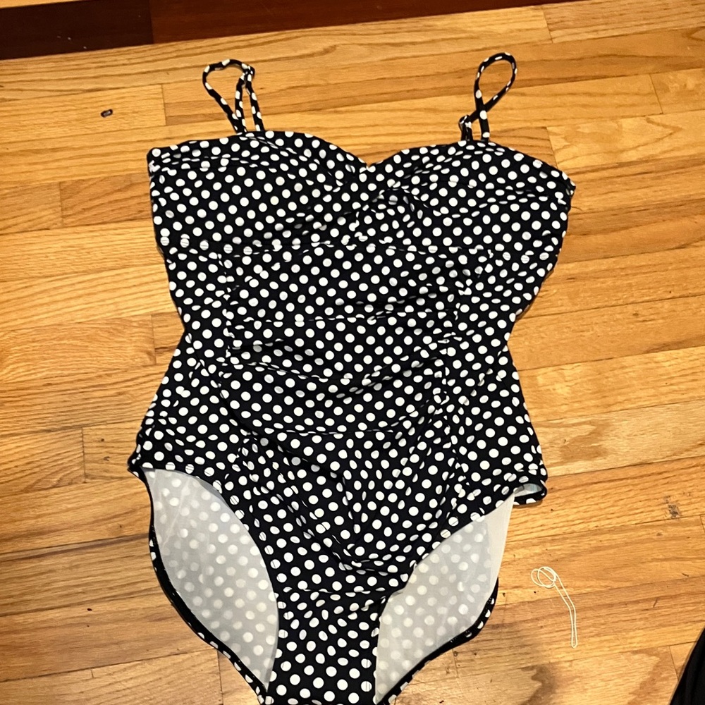 Polka Dot One Piece Swimsuit